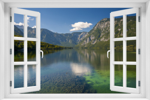Fototapeta Naklejka Na Ścianę Okno 3D - Bohinj Lake