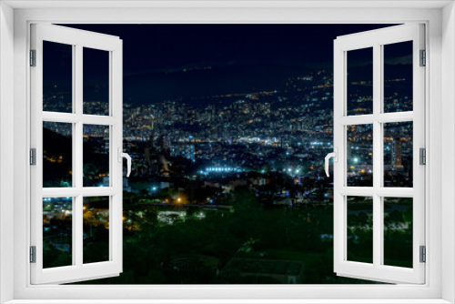 Fototapeta Naklejka Na Ścianę Okno 3D - City