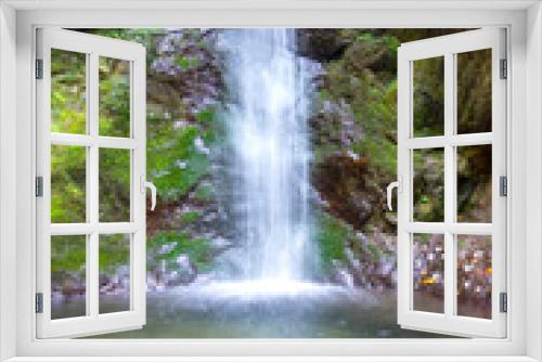 Fototapeta Naklejka Na Ścianę Okno 3D - New Age Waterfall Tranquillity