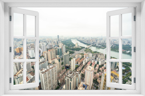 Fototapeta Naklejka Na Ścianę Okno 3D - Urban buildings in Nanning, capital of Guangxi Province, China