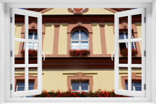 Fototapeta Naklejka Na Ścianę Okno 3D - Historische Rathaus in RASTATT (Schwarzwald )