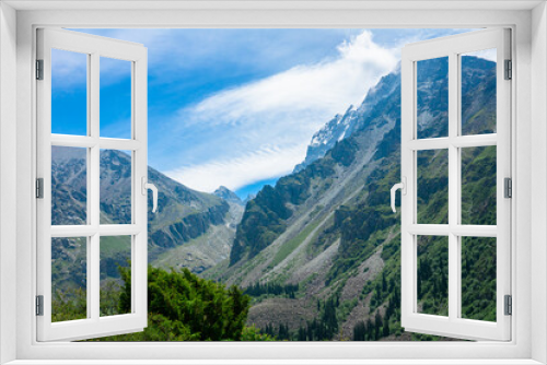 Fototapeta Naklejka Na Ścianę Okno 3D - Mountain landscape in summer