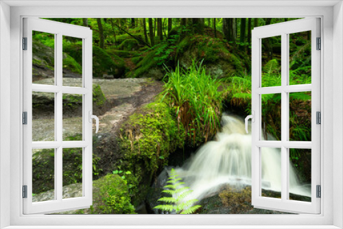Fototapeta Naklejka Na Ścianę Okno 3D - Gertelbach Wasserfall