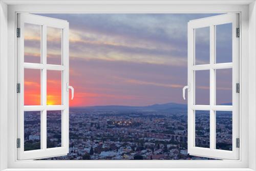 Fototapeta Naklejka Na Ścianę Okno 3D - Queretaro city at sunset, Mexico. 