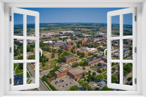 Fototapeta Naklejka Na Ścianę Okno 3D - Aerial View of a large University in Brookings, South Dakota