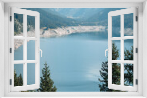Fototapeta Naklejka Na Ścianę Okno 3D - a great view on lake MALGA BISSINA and on Val di fumo