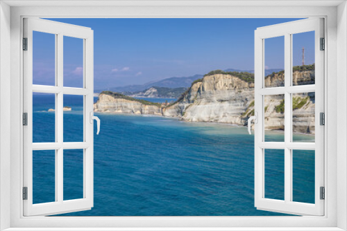 Fototapeta Naklejka Na Ścianę Okno 3D - Cape Drastis at the northwest tip of Greek Island of Corfu