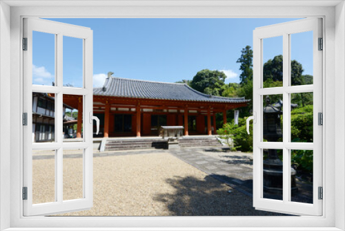 Fototapeta Naklejka Na Ścianę Okno 3D - 平等寺　本堂　奈良県桜井市三輪