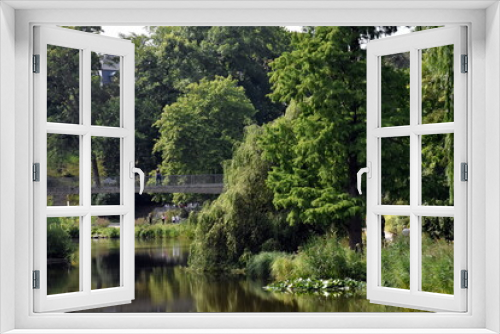 Fototapeta Naklejka Na Ścianę Okno 3D - Botanischer Garten 