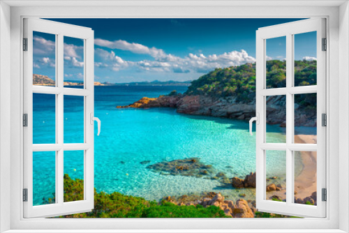 Fototapeta Naklejka Na Ścianę Okno 3D - Amazing beach of Spargi island, Maddalena Archipelago, Sardinia Italy