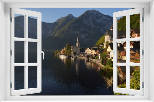 Fototapeta Naklejka Na Ścianę Okno 3D - morning in salzburg