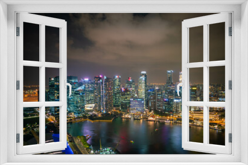 Fototapeta Naklejka Na Ścianę Okno 3D - シンガポールの観光名所を旅行する風景 Scenes from a trip to Singapore's tourist attractions 