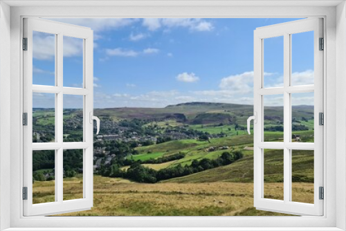 Fototapeta Naklejka Na Ścianę Okno 3D - view of the hills of region