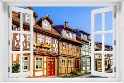 Fototapeta Naklejka Na Ścianę Okno 3D - old town of Wernigerode