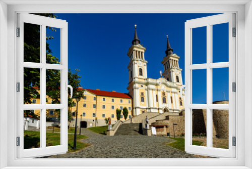 Fototapeta Naklejka Na Ścianę Okno 3D - The cathedral of Maria Radna at Arad in Romania