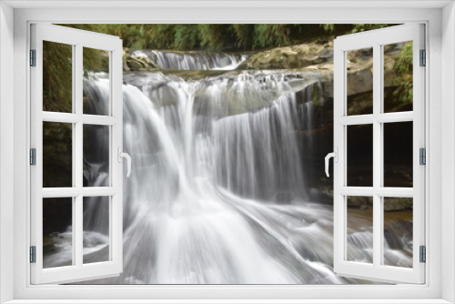Fototapeta Naklejka Na Ścianę Okno 3D - Waterfall in New Taipei city, Taiwan