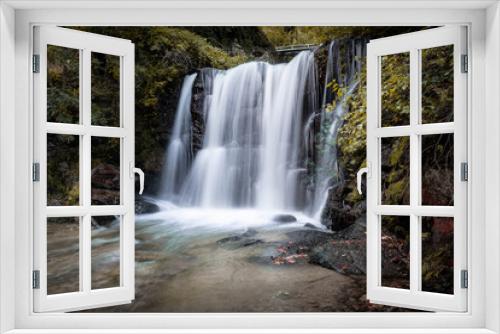 Fototapeta Naklejka Na Ścianę Okno 3D - Long exposure waterfall - Saint-Ferréol - France