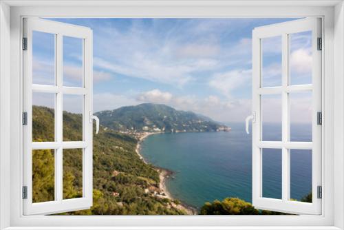 Fototapeta Naklejka Na Ścianę Okno 3D - Amazing view to Agios Gordios beach in Corfu island, Greece 