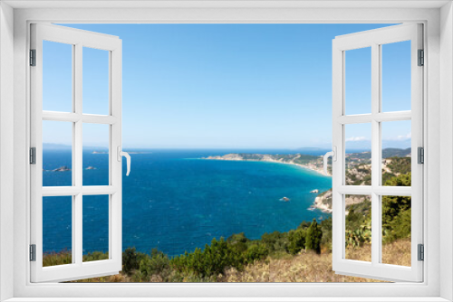 Fototapeta Naklejka Na Ścianę Okno 3D - Amazing view to the Arillas beach, Corfu, Greece
