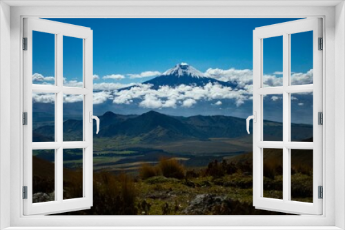 Cotopaxi volcano in the morning