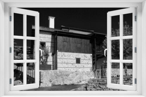 Fototapeta Naklejka Na Ścianę Okno 3D - old house in Alanya