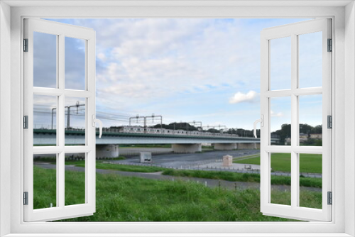 Fototapeta Naklejka Na Ścianę Okno 3D - The view of Riverside in Tokyo