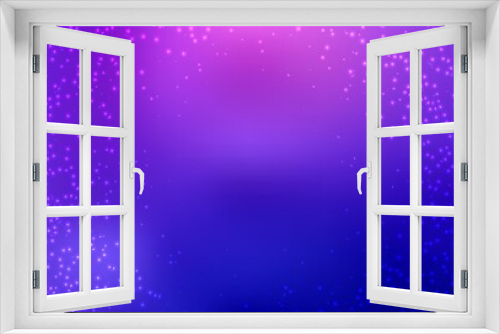 Fototapeta Naklejka Na Ścianę Okno 3D - Light Pink, Blue vector layout with cosmic stars.