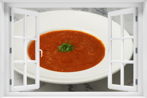 Fototapeta Naklejka Na Ścianę Okno 3D - tomato soup