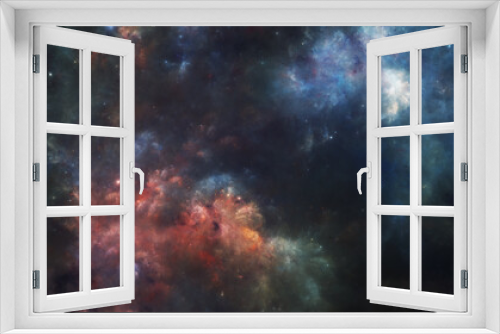 Fototapeta Naklejka Na Ścianę Okno 3D - Fictional Nebula - High Res (13k)