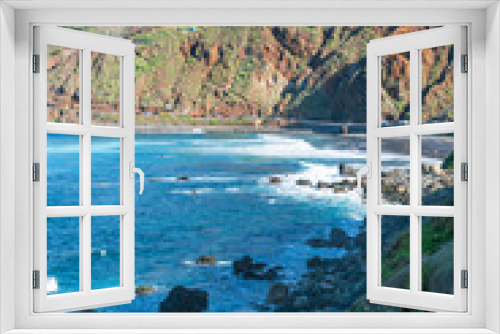 Fototapeta Naklejka Na Ścianę Okno 3D - View on Playa De Benijo,