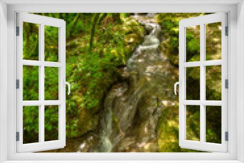 Fototapeta Naklejka Na Ścianę Okno 3D - Ruisseau affluent du Séran dans les gorges de Thurignin à Belmont-Luthézieu, Ain, France