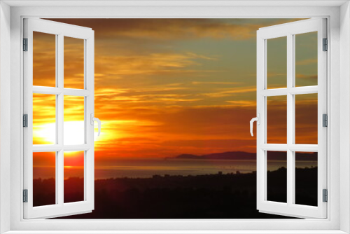 Fototapeta Naklejka Na Ścianę Okno 3D - Alba sul mare