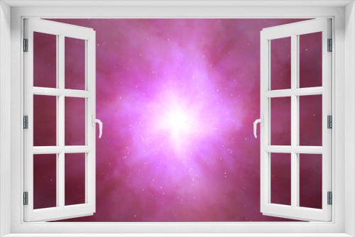 Fototapeta Naklejka Na Ścianę Okno 3D - cosmos star ray light space particle nebula