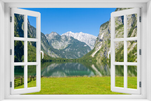 Fototapeta Naklejka Na Ścianę Okno 3D - Obersee, Bayern