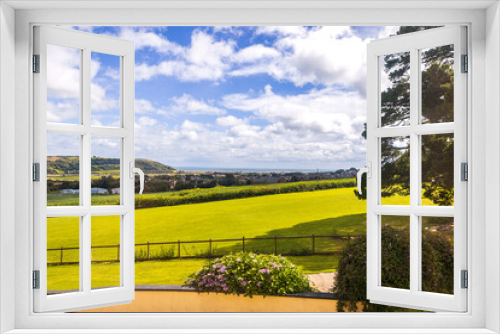 Fototapeta Naklejka Na Ścianę Okno 3D - British Countryside View