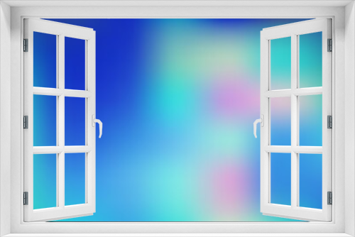 Fototapeta Naklejka Na Ścianę Okno 3D - Light BLUE vector blurred shine abstract background.
