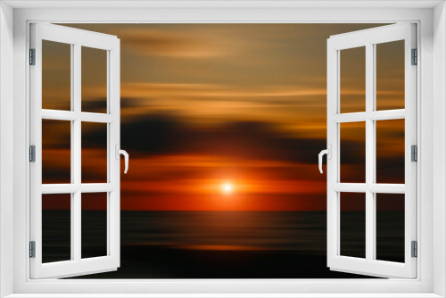 Fototapeta Naklejka Na Ścianę Okno 3D - Colorful blurred sunset sky background.