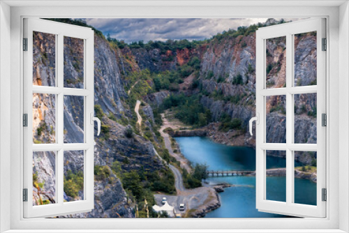 Fototapeta Naklejka Na Ścianę Okno 3D - landscape canion