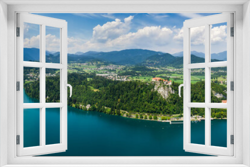 Fototapeta Naklejka Na Ścianę Okno 3D - Slovenia Beautiful Nature - resort Lake Bled.