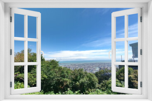 Fototapeta Naklejka Na Ścianę Okno 3D - 眉山からの風景、徳島