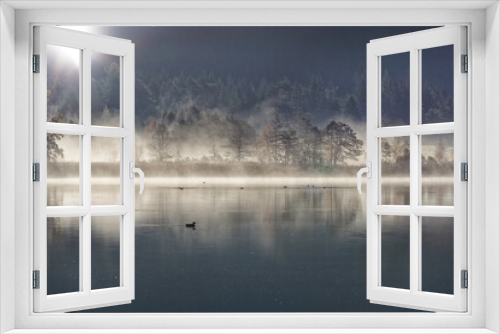 Fototapeta Naklejka Na Ścianę Okno 3D - Nebel.