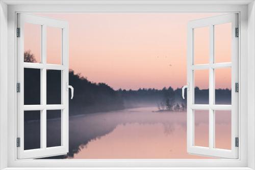 Fototapeta Naklejka Na Ścianę Okno 3D - Morgenstimmung im Moor