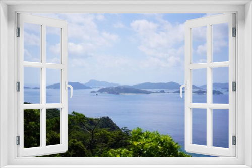 Fototapeta Naklejka Na Ścianę Okno 3D - 慶良間諸島の海に浮かぶ島々