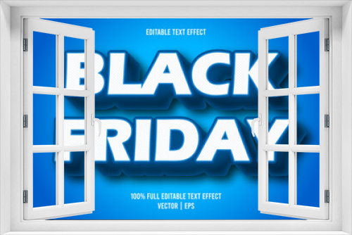 Black friday editable text effect retro style