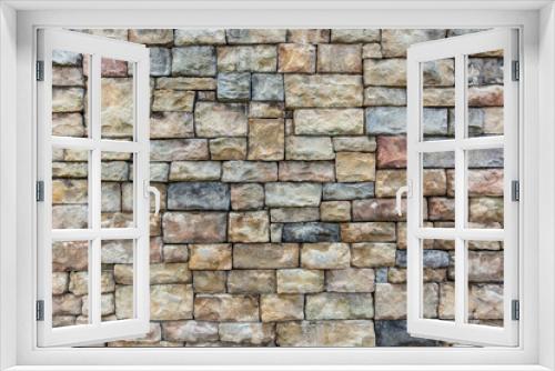 Fototapeta Naklejka Na Ścianę Okno 3D - Stone Wall