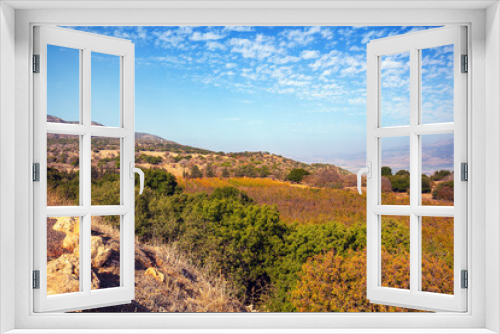 Fototapeta Naklejka Na Ścianę Okno 3D - Hills near the Sea of Galilee, Israel