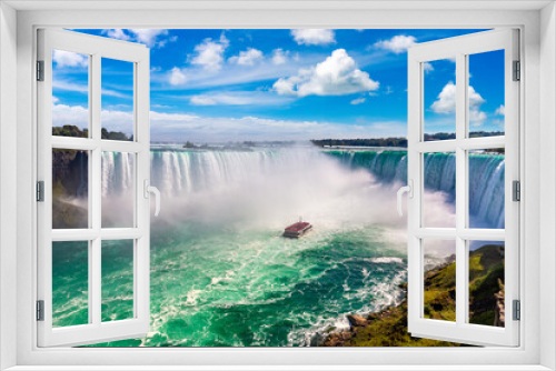 Fototapeta Naklejka Na Ścianę Okno 3D - Niagara Falls, Horseshoe Falls