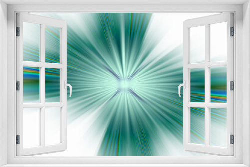 Fototapeta Naklejka Na Ścianę Okno 3D - 放射パターン2200