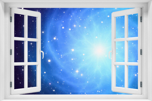 Fototapeta Naklejka Na Ścianę Okno 3D - flash on galaxy space backgrounds
