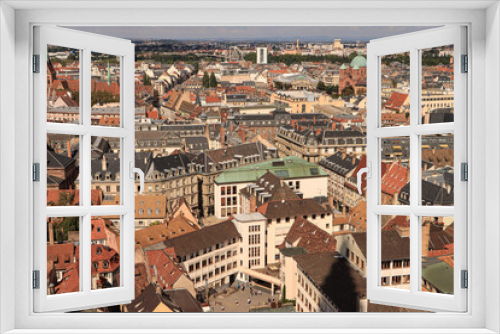 Straßburger Häusermeer; Blick vom Münster nach Norden 